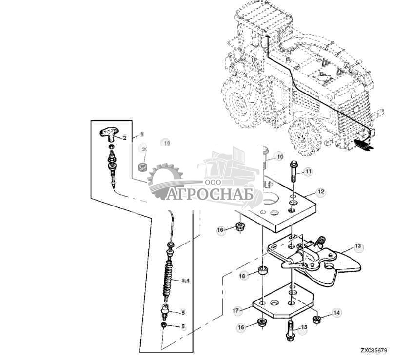 Полуавтоматическая сцепка для фургона (для Северной Америки) 
